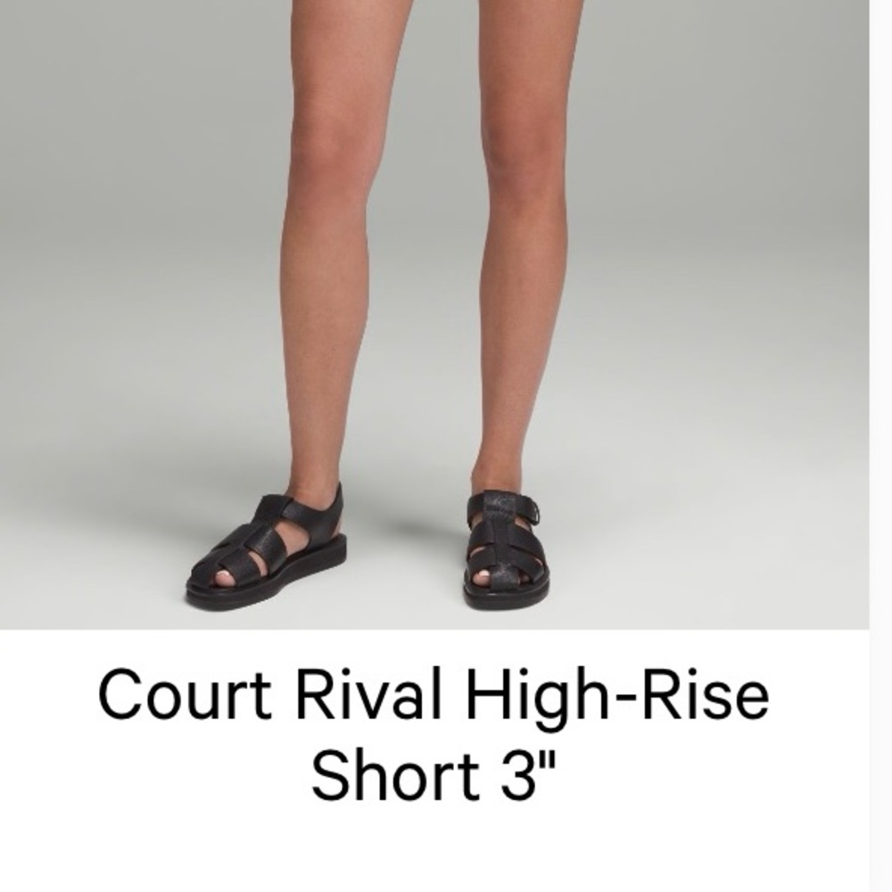 Lululemon Court Rival High Rise Short 3” - Picture 4 of 10